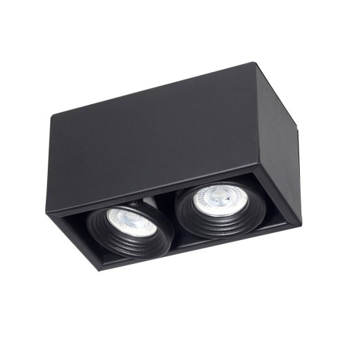 PLAFON MODULO LED GU10 2 LUCES BOX2