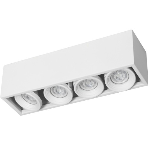 PLAFON MODULO LED GU10 4 LUCES BOX4 LINEAL